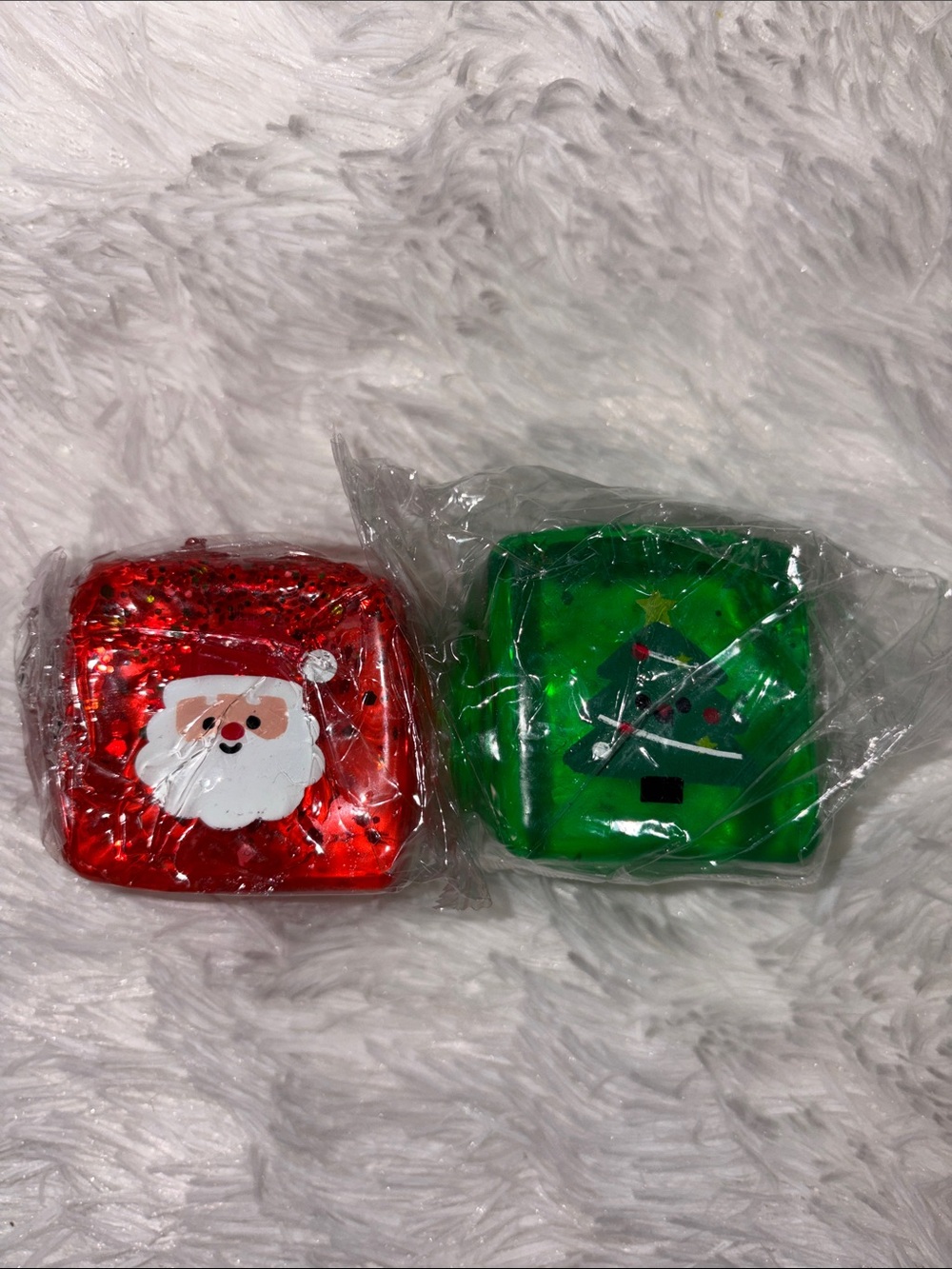2 Christmas Santa Squishy